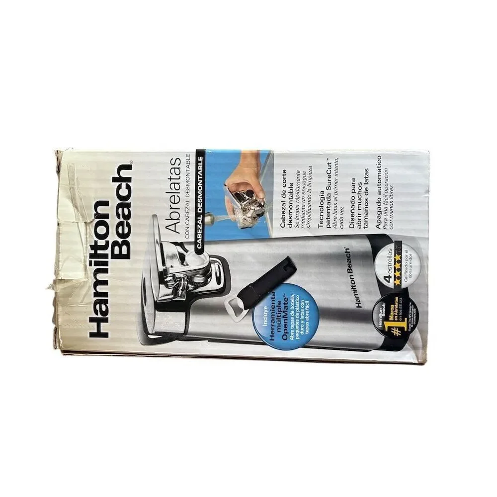 Hamilton Beach Extra Tall Electric Can Opener Stainless Steel